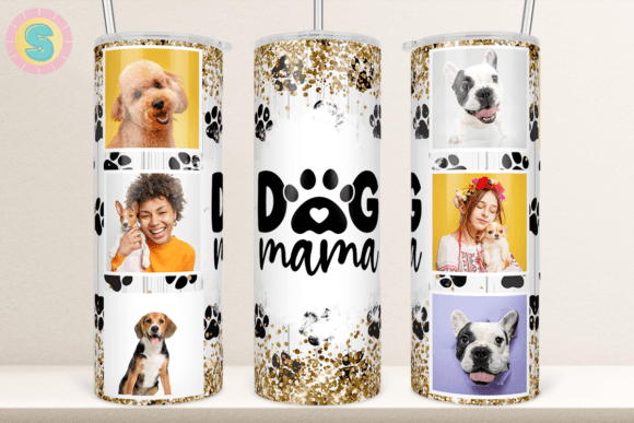 20Oz Dog Mama Photo Tumbler Wrap