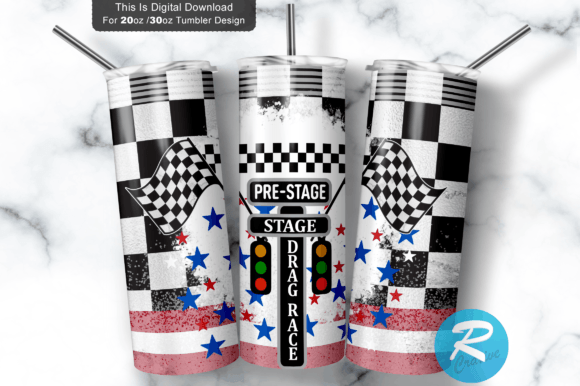 Drag Racing 20 Oz 30 Oz Tumbler PNG
