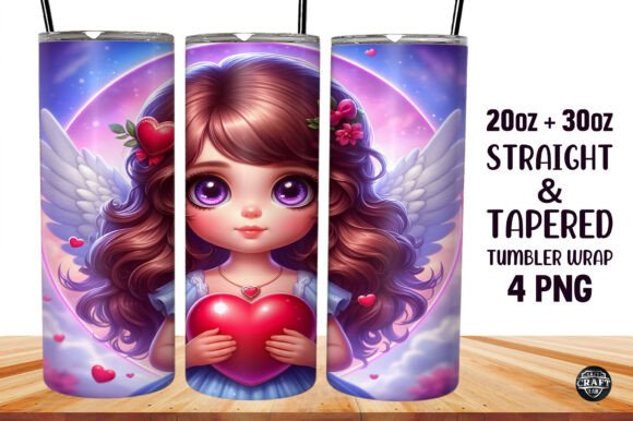 Heart Valentine’s Day Tumbler Wrap 20oz